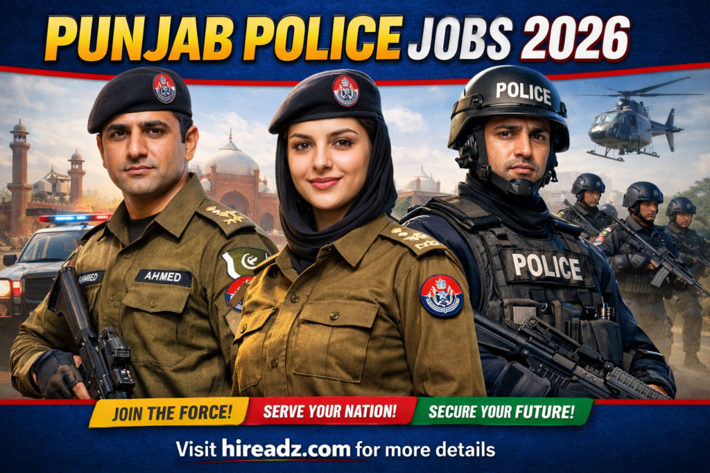 Punjab Police Jobs 2026 Online Apply – Latest Advertisement | 1000+ New Vacancies