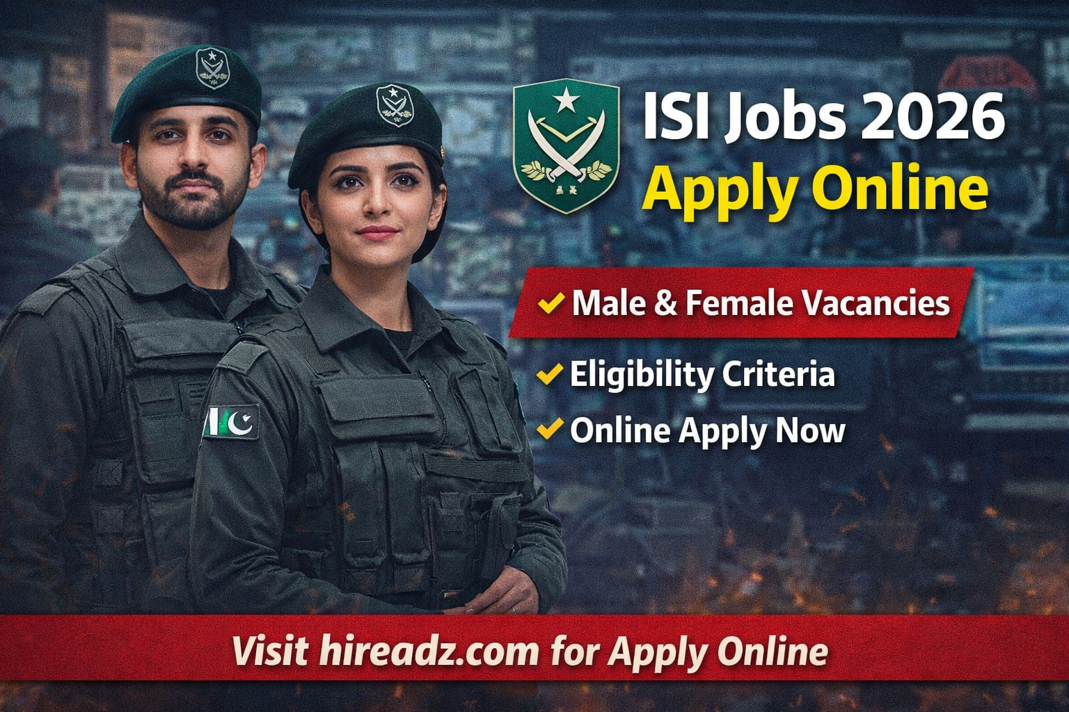 ISI Jobs 2026 – Online Apply | Latest Inter Services Intelligence Bureau Advertisement