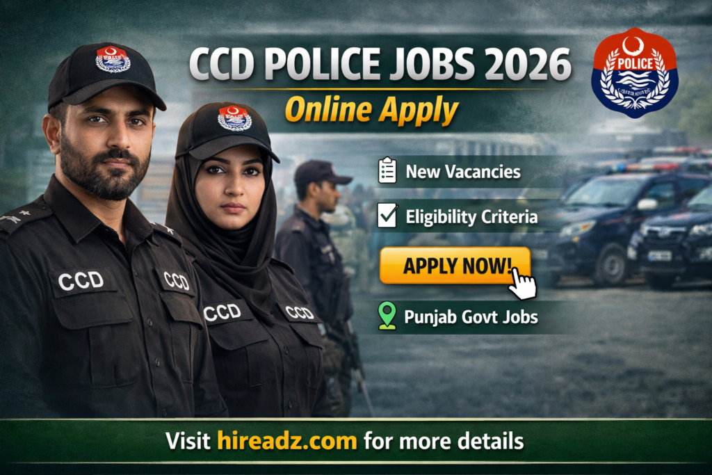 CCD Police Jobs 2026 – Latest Advertisement, Eligibility Criteria, Vacancies | How to Apply Online
