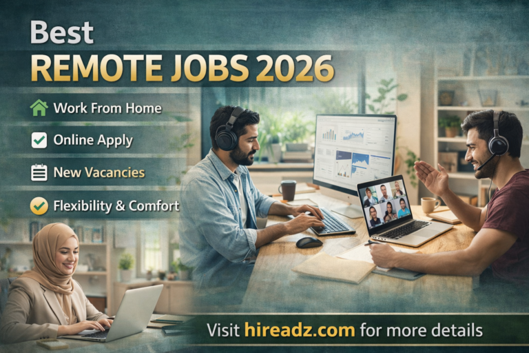 Best Remote Jobs 2026 Online Apply – Latest Advertisement, Work From Home Opportunities