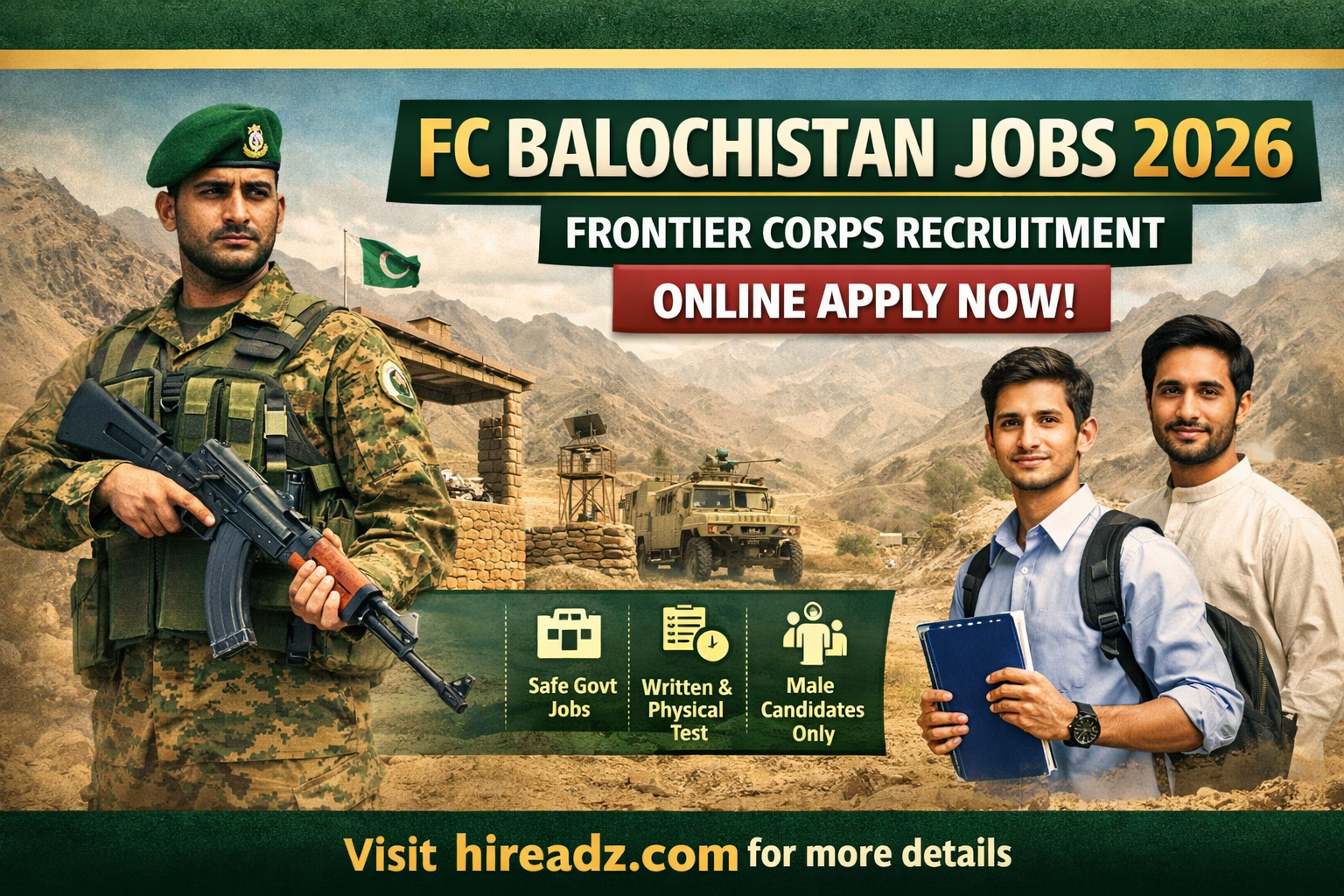 FC Balochistan Jobs 2026 – Frontier Corps Online Apply | 1000+ New Vacancies
