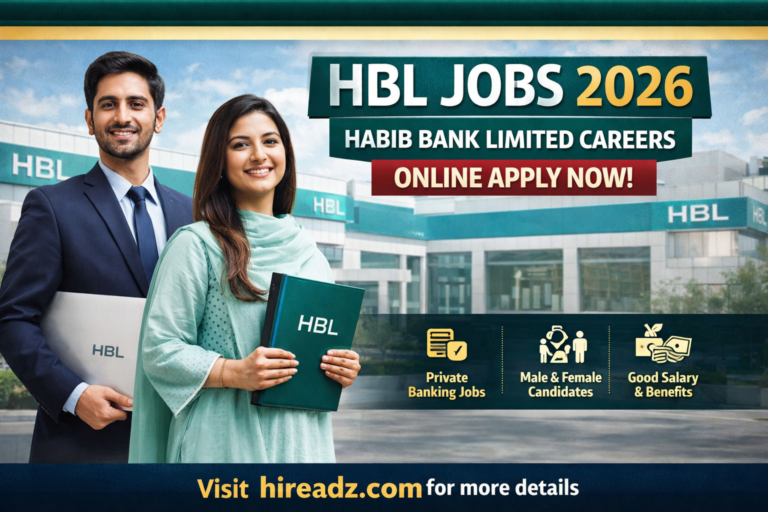 HBL Jobs 2026 – Habib Bank Limited Online Apply | Latest Banking Career Advertisement